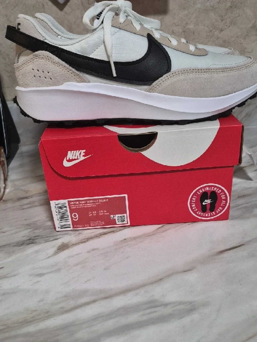 Nike White Waffle Debut Sneakers